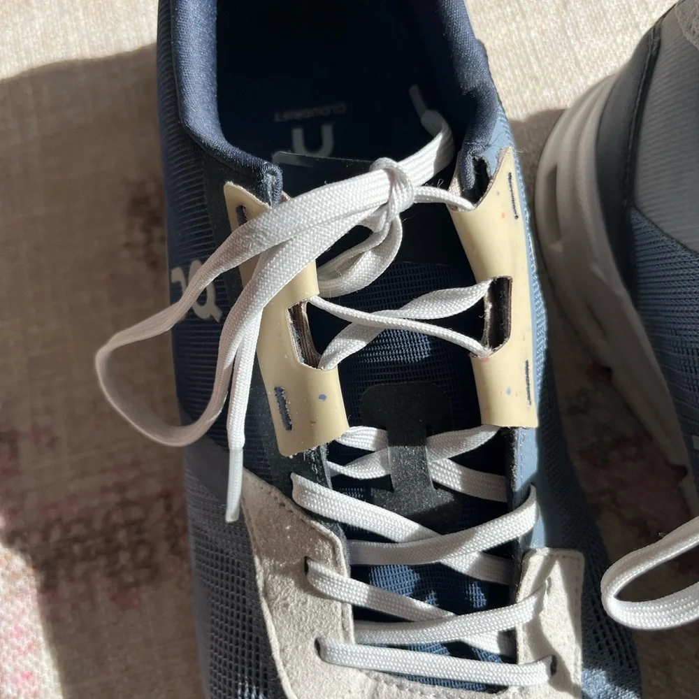 On Running Men’s Cloudswift Sneakers in Slate Blue and White